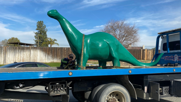 DA Investigators Retrieve Famous Sinclair “DINO”